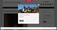 Desktop Screenshot of ordinarywonder.com